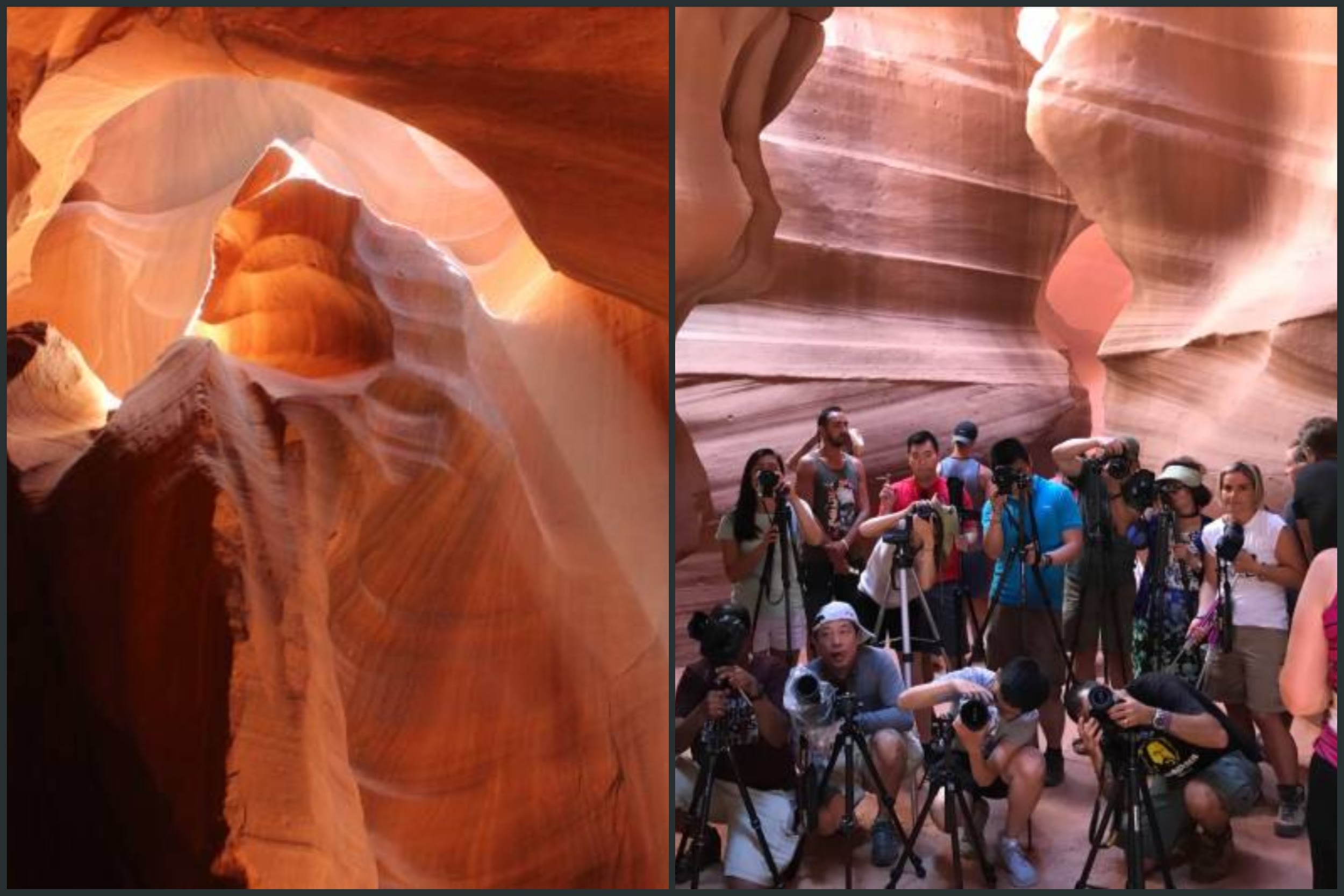 instagram vs reality at antelope canyon